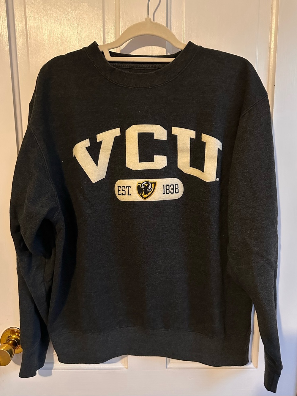 Virginia Commonwealth University Black Crewneck Sweatshirt